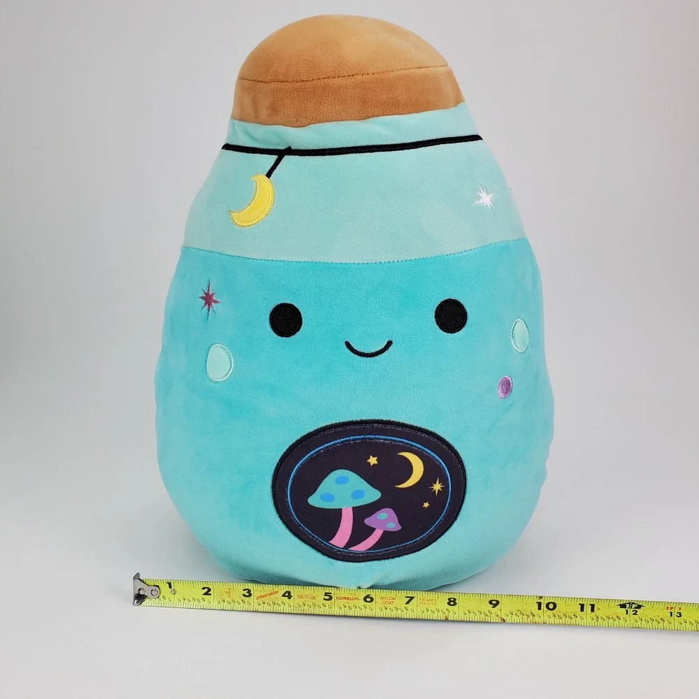 Squishmallows 12 inch Reishi the Potion Bottle Teal Celestial Mushroom Plush